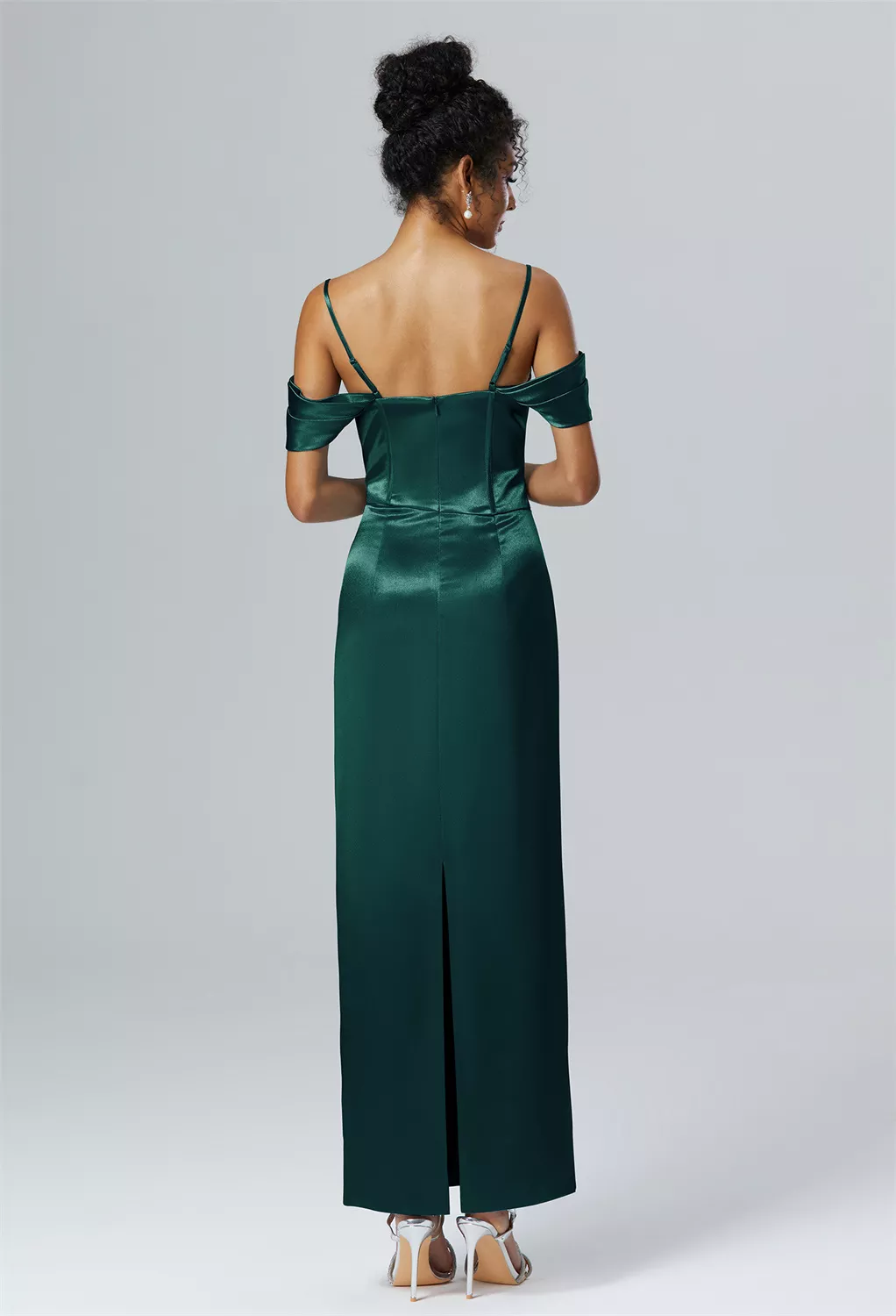 AW Valery Hunter Green  Convertibile Convertible Bridesmaid Dresses
